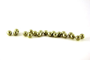 Бусины Чехия "PRECIOSA" под жемчуг 131 10 011 4 мм 10 шт св. зеленый (lt. green)