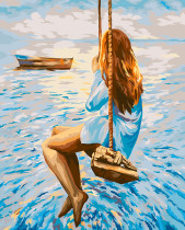 " ФРЕЯ" PNB/ PL- 069 Набор для раскрашивания по номерам 50 х 40 см " В гармонии с собой" 