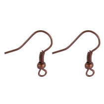 " Zlatka" Швензы для бисера DC- 070/ 10 18 мм 10 шт №05 под медь