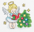 " Klart" набор для вышивания 8- 272 " Рождественский ангел" 